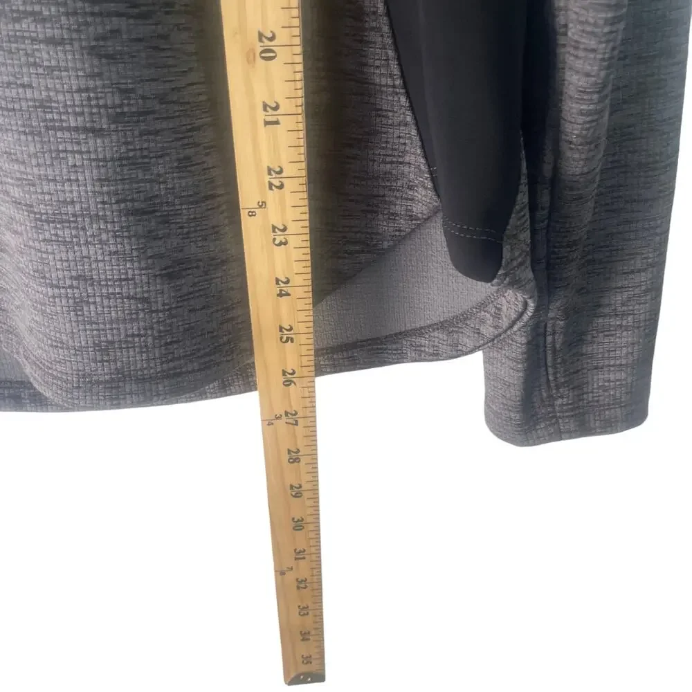 Columbia Womens Size Large Grey Half Button Pullover Activewear Outdoors Sweater